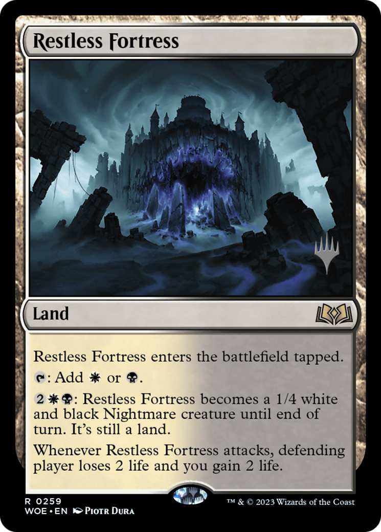 Restless Fortress (Promo Pack) [Wilds of Eldraine Promos] | GrognardGamesBatavia