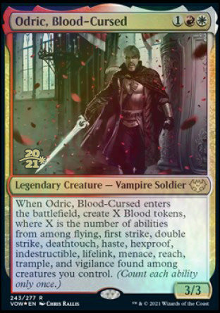 Odric, Blood-Cursed [Innistrad: Crimson Vow Prerelease Promos] | GrognardGamesBatavia