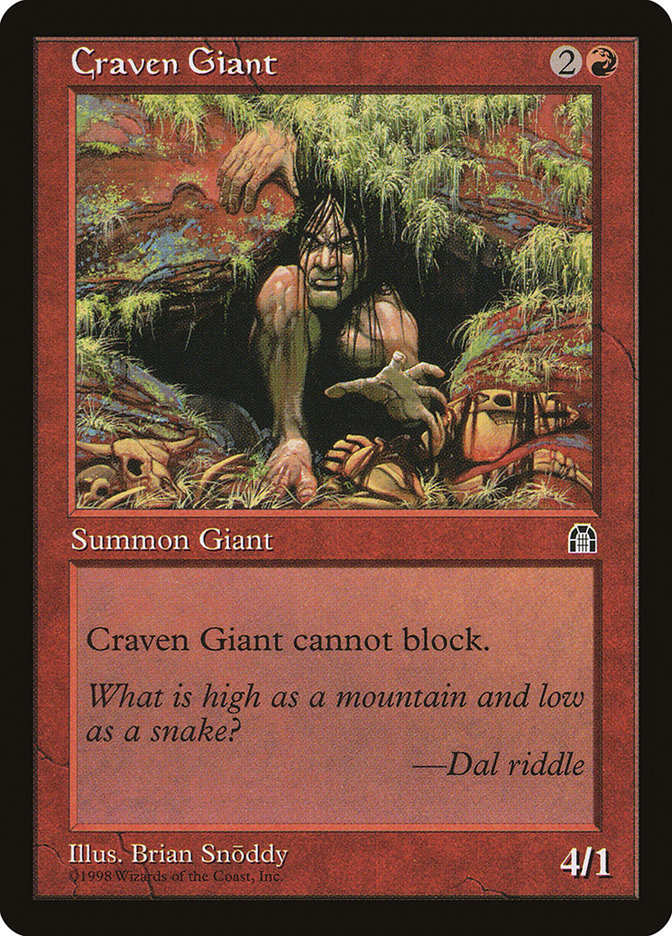 Craven Giant [Stronghold] | GrognardGamesBatavia