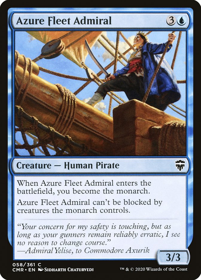 Azure Fleet Admiral [Commander Legends] | GrognardGamesBatavia