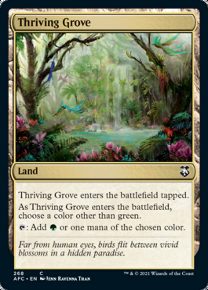 Thriving Grove [Dungeons & Dragons: Adventures in the Forgotten Realms Commander] | GrognardGamesBatavia