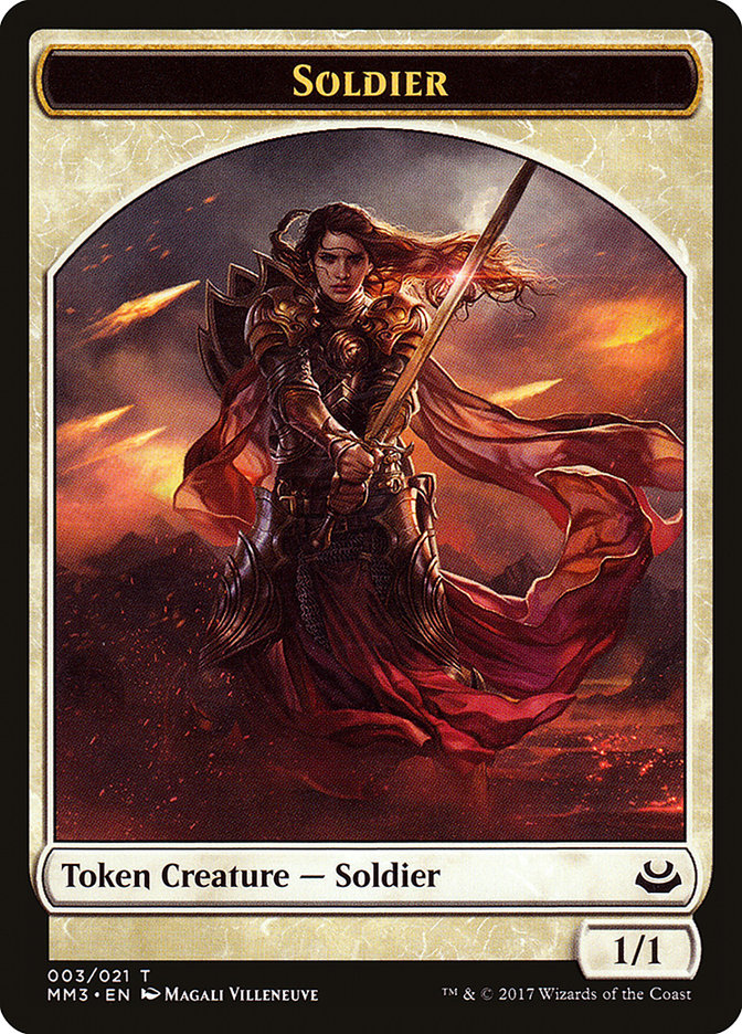 Soldier Token (003/021) [Modern Masters 2017 Tokens] | GrognardGamesBatavia