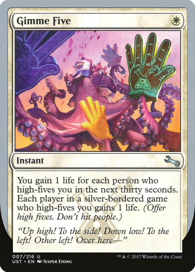 Gimme Five [Unstable] | GrognardGamesBatavia