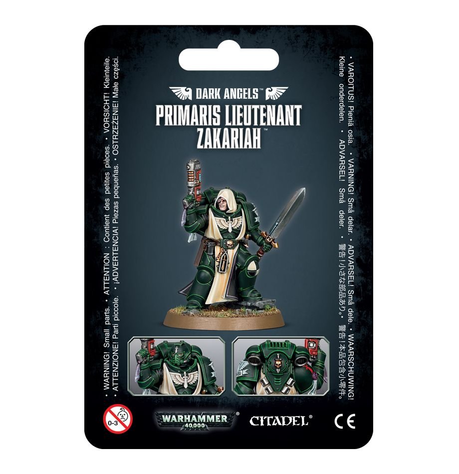 Dark Angels Primaris Lieutenant Zakariah (web) | GrognardGamesBatavia