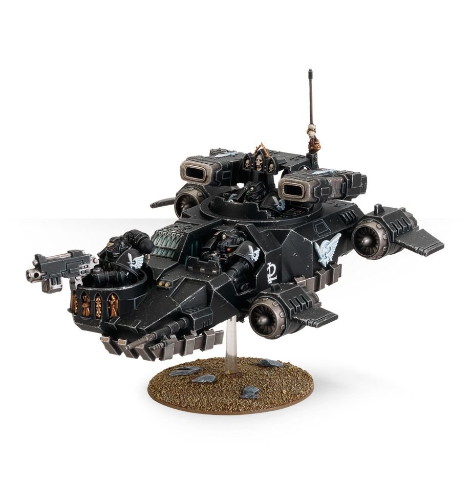 Space Marines Land Speeder Vengeance / Ravenwing Darkshroud (web) | GrognardGamesBatavia