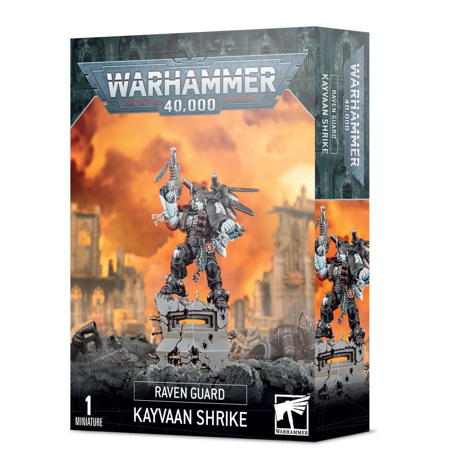 Space Marines Raven Guard Kayvaan Shrike | GrognardGamesBatavia