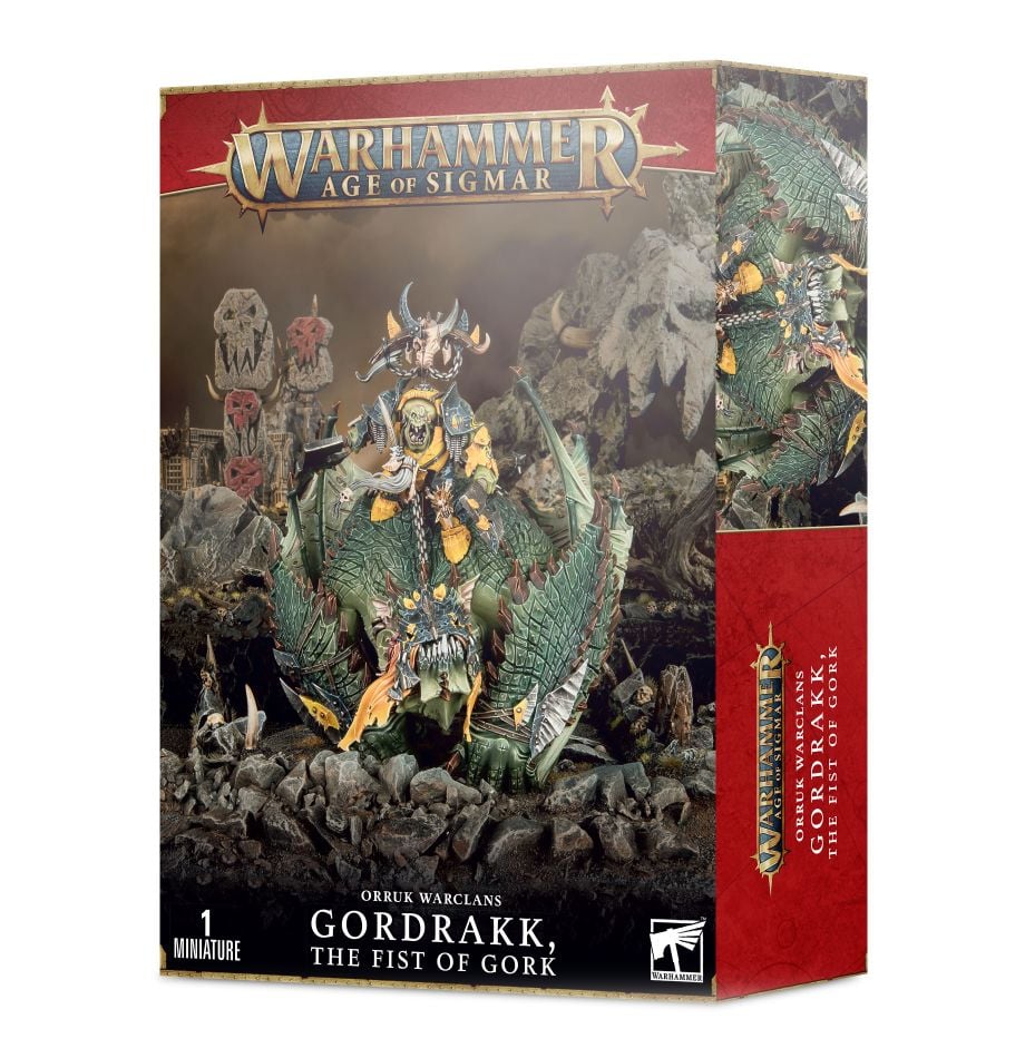 Orruk Warclans Gordrakk, Fist of Gork / Megaboss on Maw-Krusha | GrognardGamesBatavia