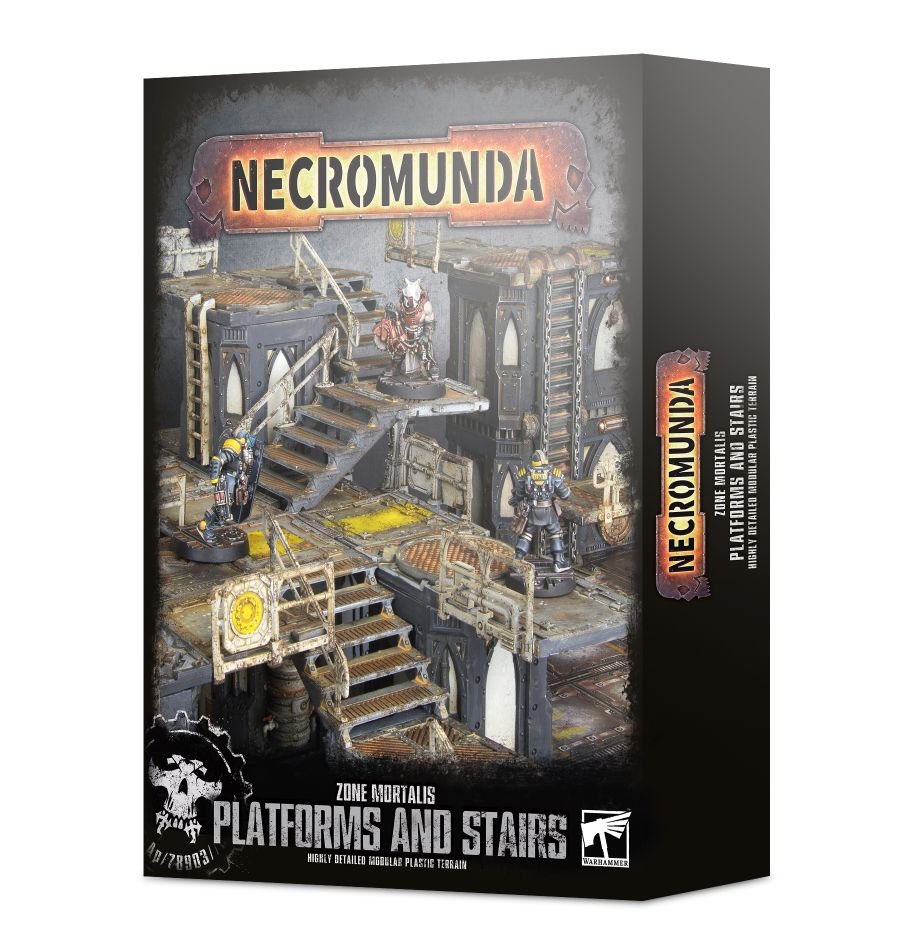 Necromunda: Zone Mortalis Platforms and Stairs | GrognardGamesBatavia