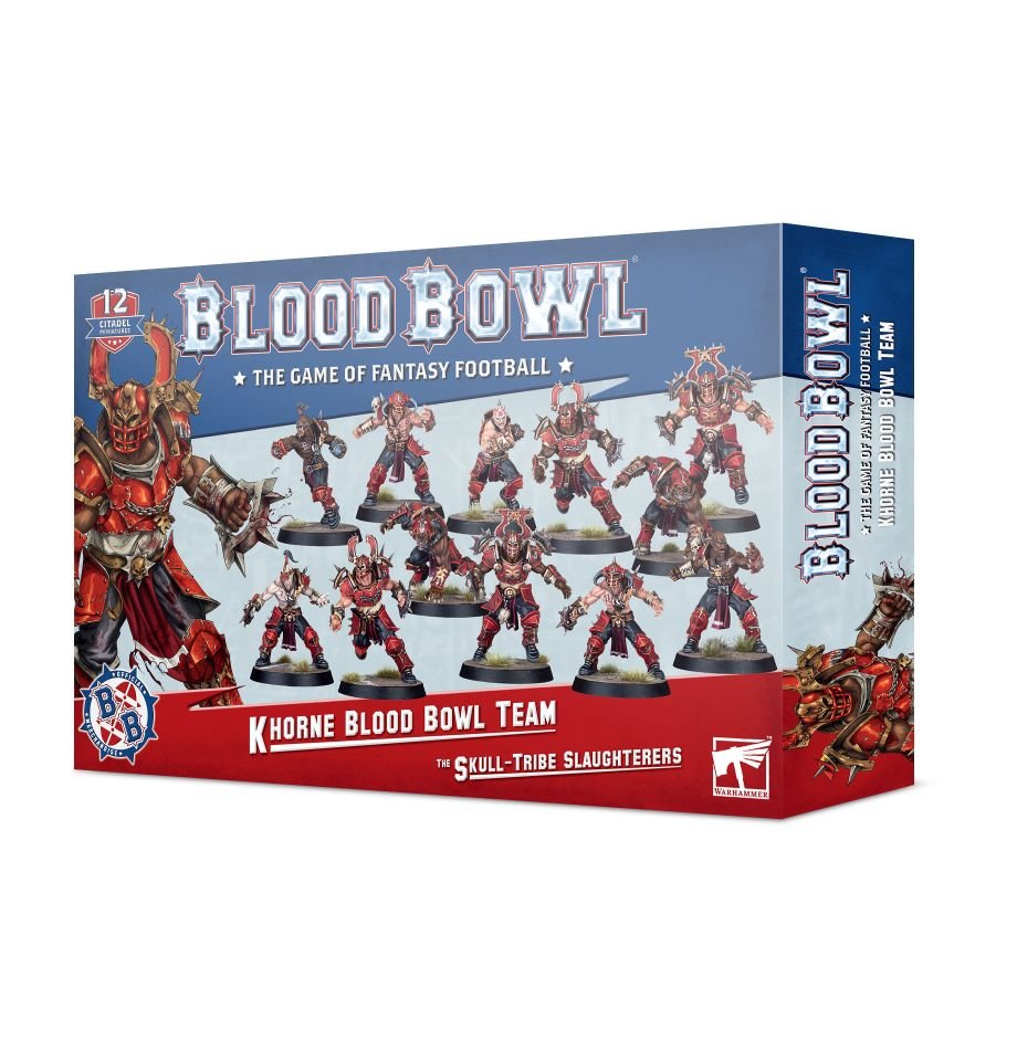 Blood Bowl Khorne Team The Skull-Tribe Slaughterers | GrognardGamesBatavia