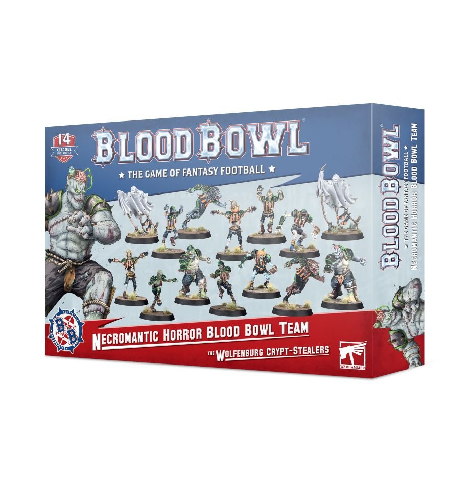 Blood Bowl Necromantic Horror Team The Wolfenburg Crypt-Stealers | GrognardGamesBatavia