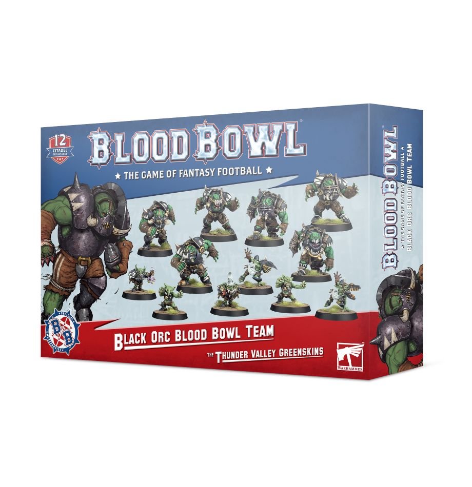 Blood Bowl Black Orc Team the Thunder Valley Greenskins | GrognardGamesBatavia