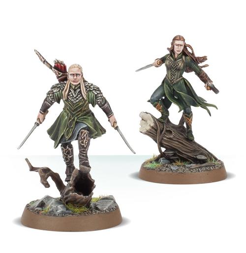 Middle Earth Strategy Battle Game: Lord of the Rings Legolas Greenleaf and Tauriel (web) | GrognardGamesBatavia