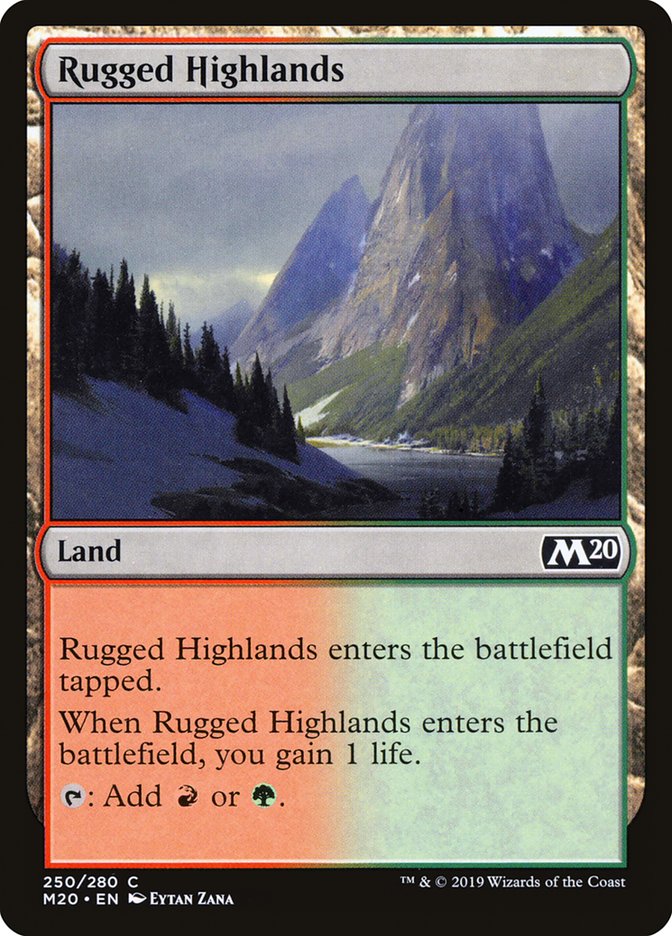 Rugged Highlands [Core Set 2020] | GrognardGamesBatavia