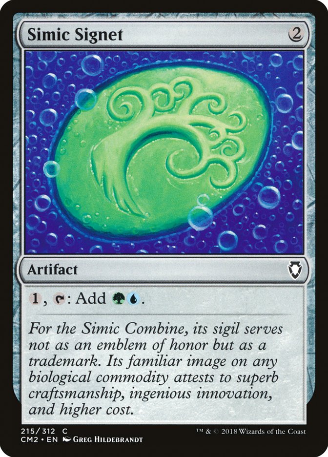 Simic Signet (215/312) [Commander Anthology Volume II] | GrognardGamesBatavia