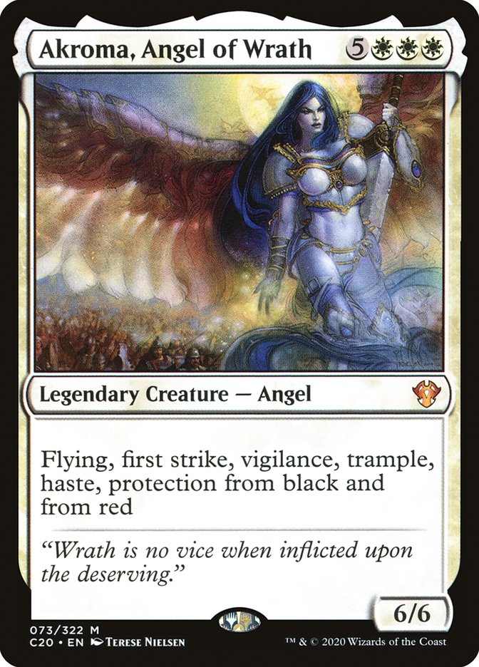 Akroma, Angel of Wrath [Commander 2020] | GrognardGamesBatavia