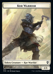 Kor Warrior // Angel Warrior Double-Sided Token [Commander Legends: Battle for Baldur's Gate Tokens] | GrognardGamesBatavia