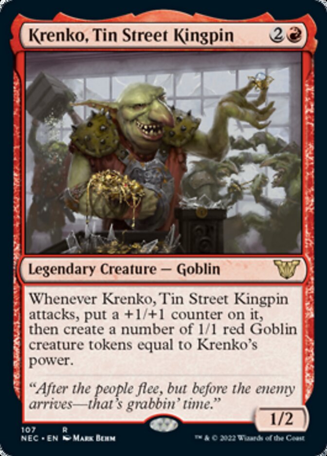 Krenko, Tin Street Kingpin [Kamigawa: Neon Dynasty Commander] | GrognardGamesBatavia