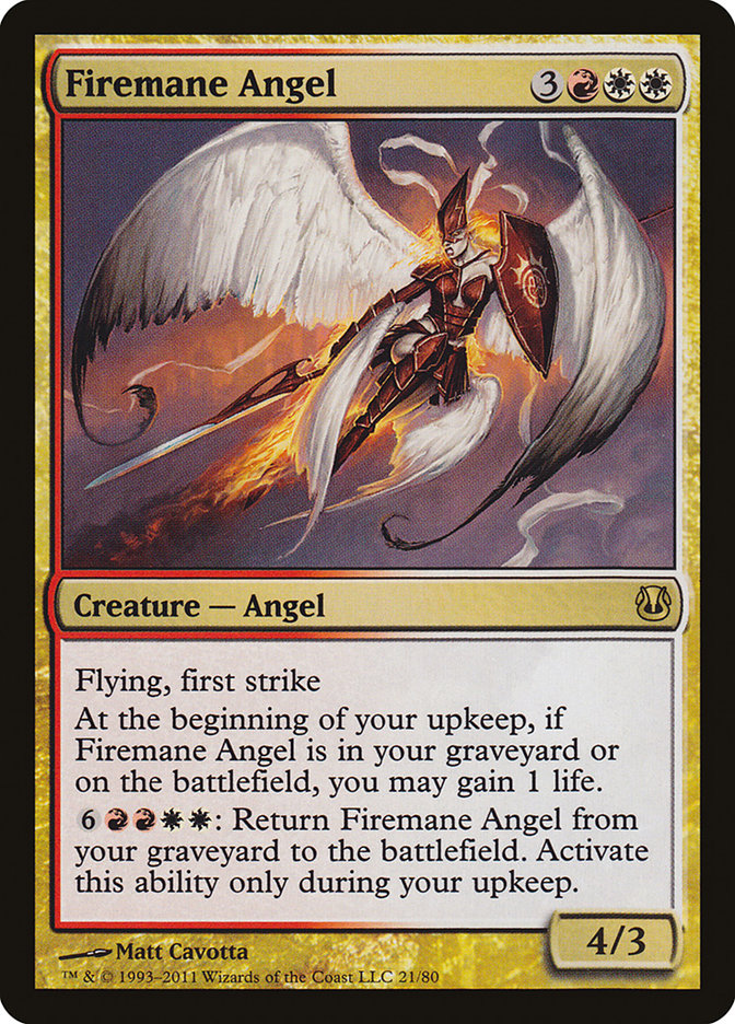 Firemane Angel [Duel Decks: Ajani vs. Nicol Bolas] | GrognardGamesBatavia