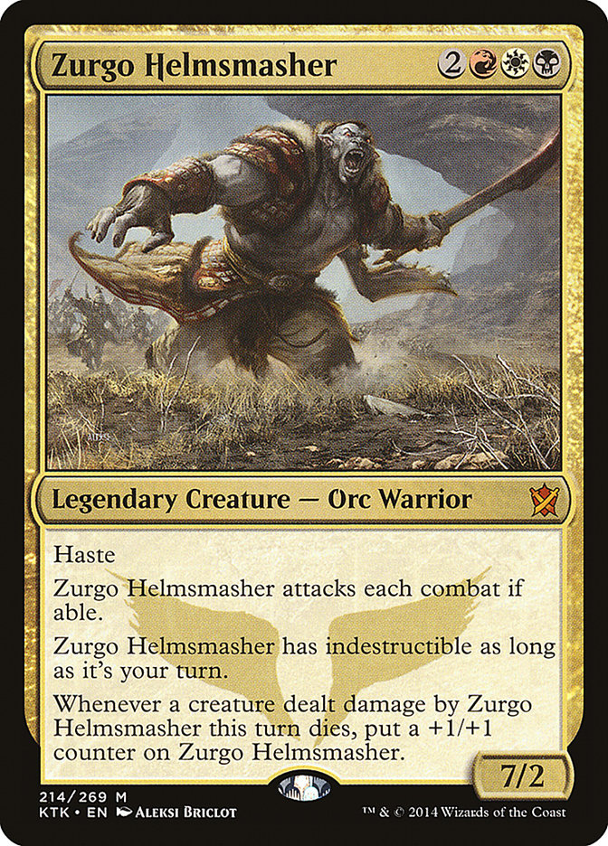 Zurgo Helmsmasher [Khans of Tarkir] | GrognardGamesBatavia