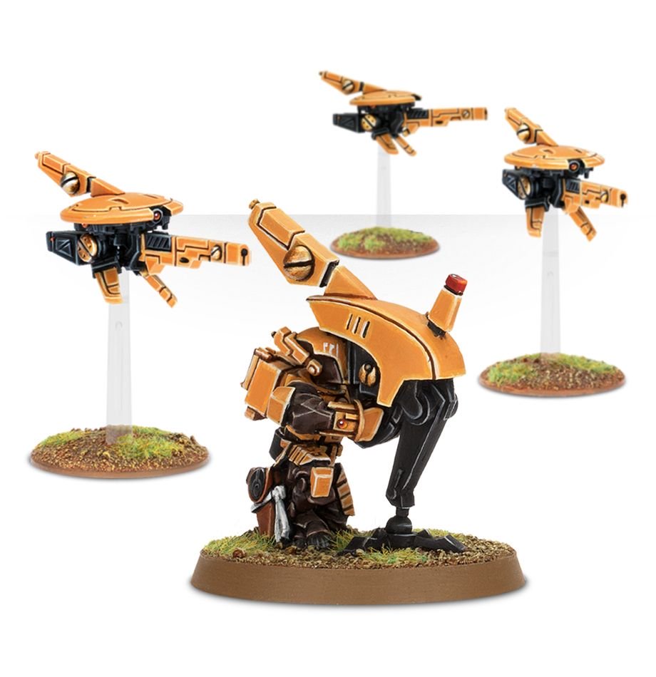 Tau Empire Sniper Drone Team (Web) | GrognardGamesBatavia