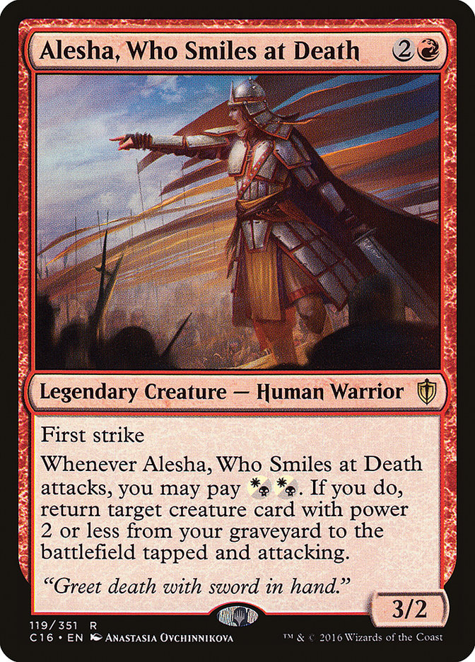 Alesha, Who Smiles at Death [Commander 2016] | GrognardGamesBatavia
