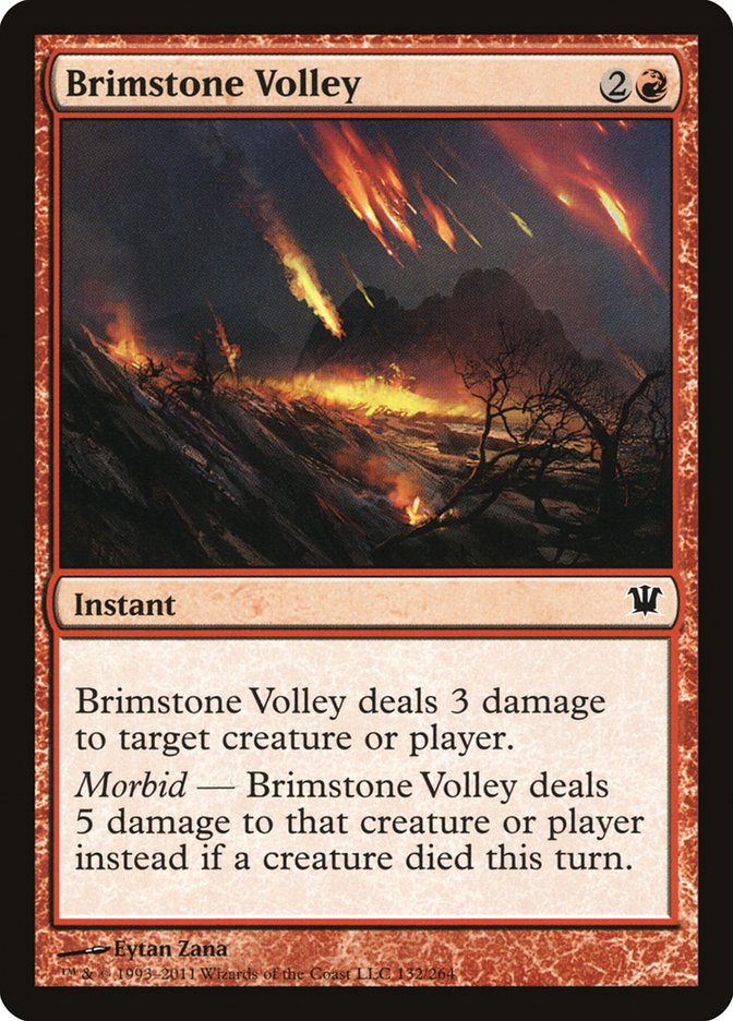 Brimstone Volley [Innistrad] | GrognardGamesBatavia