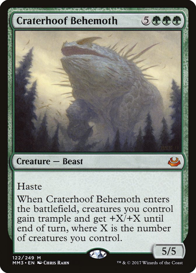 Craterhoof Behemoth [Modern Masters 2017] | GrognardGamesBatavia