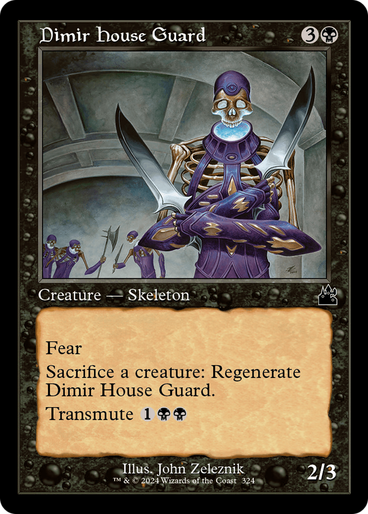 Dimir House Guard (Retro Frame) [Ravnica Remastered] | GrognardGamesBatavia