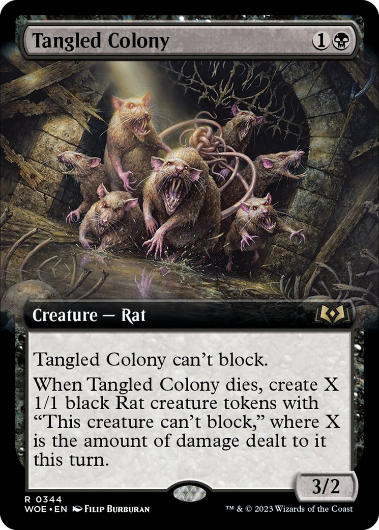 Tangled Colony (Extended Art) [Wilds of Eldraine] | GrognardGamesBatavia