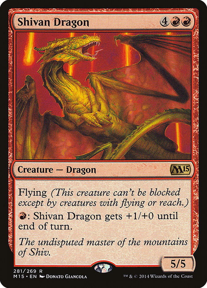 Shivan Dragon [Magic 2015] | GrognardGamesBatavia