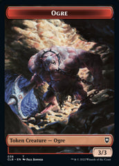 Boar // Ogre Double-Sided Token [Commander Legends: Battle for Baldur's Gate Tokens] | GrognardGamesBatavia