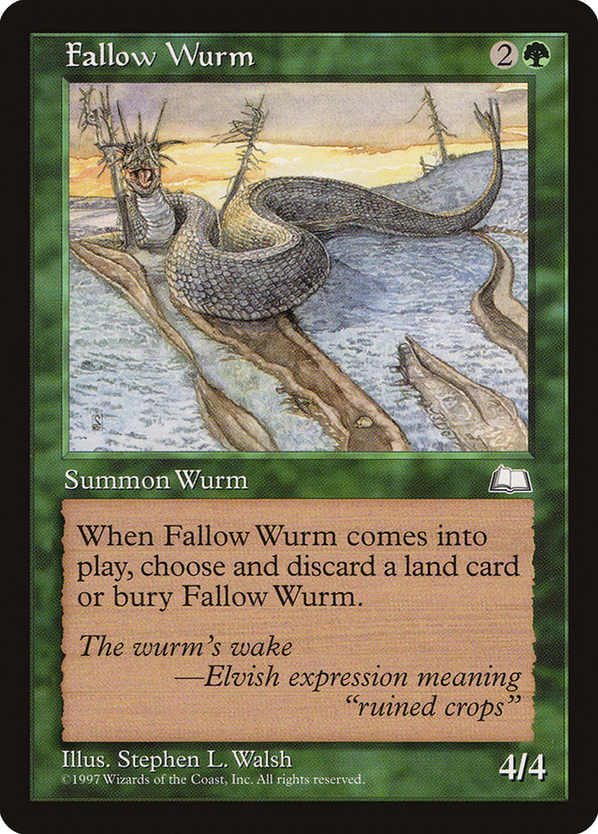 Fallow Wurm [Weatherlight] | GrognardGamesBatavia