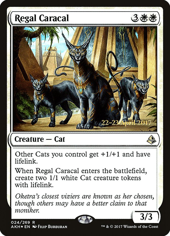 Regal Caracal [Amonkhet Prerelease Promos] | GrognardGamesBatavia