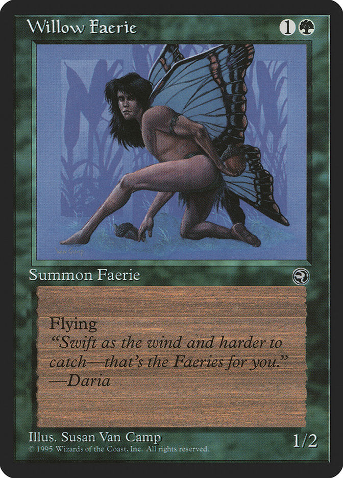 Willow Faerie (Daria Flavor Text) [Homelands] | GrognardGamesBatavia