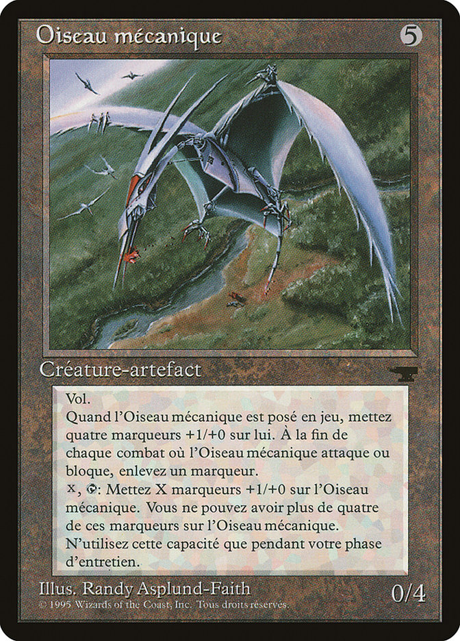 Clockwork Avian (French) - "Oiseau mecanique" [Renaissance] | GrognardGamesBatavia