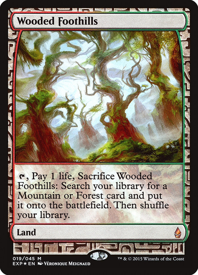 Wooded Foothills [Zendikar Expeditions] | GrognardGamesBatavia