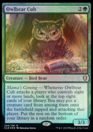 Owlbear Cub [Commander Legends: Battle for Baldur's Gate Prerelease Promos] | GrognardGamesBatavia