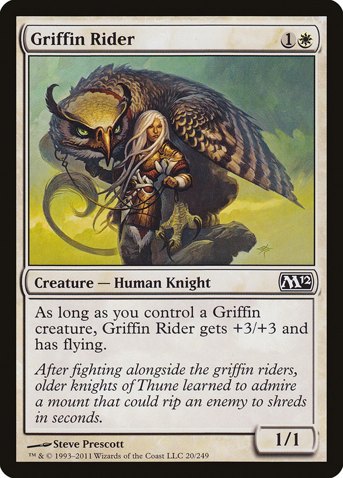 Griffin Rider [Magic 2012] | GrognardGamesBatavia