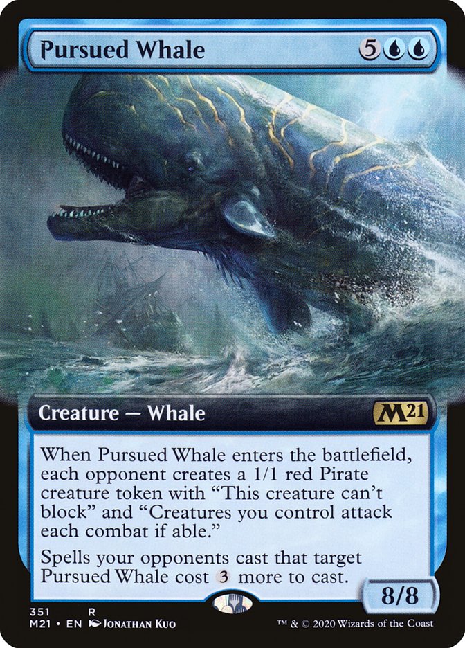 Pursued Whale (Extended Art) [Core Set 2021] | GrognardGamesBatavia