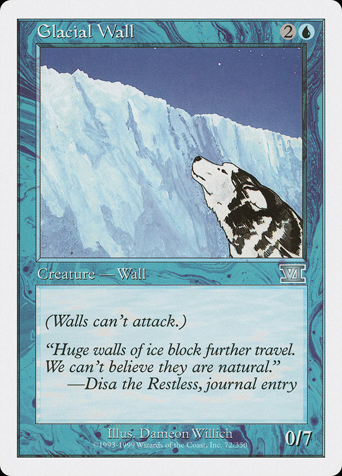 Glacial Wall [Classic Sixth Edition] | GrognardGamesBatavia