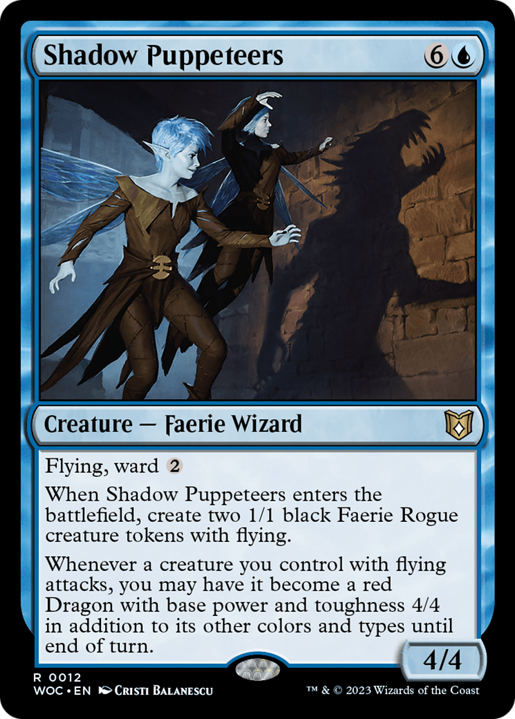Shadow Puppeteers [Wilds of Eldraine Commander] | GrognardGamesBatavia