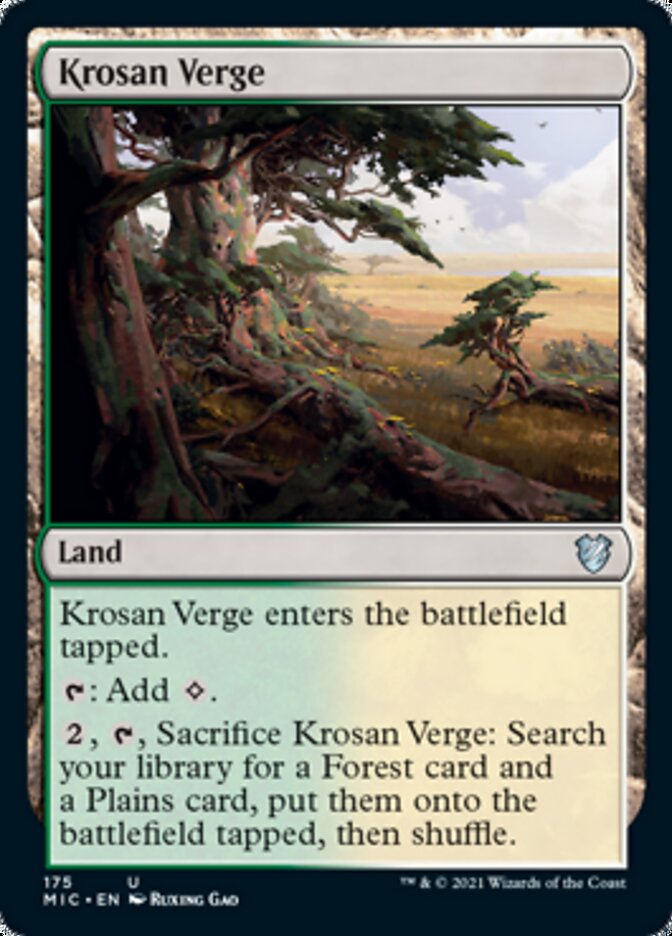 Krosan Verge [Innistrad: Midnight Hunt Commander] | GrognardGamesBatavia