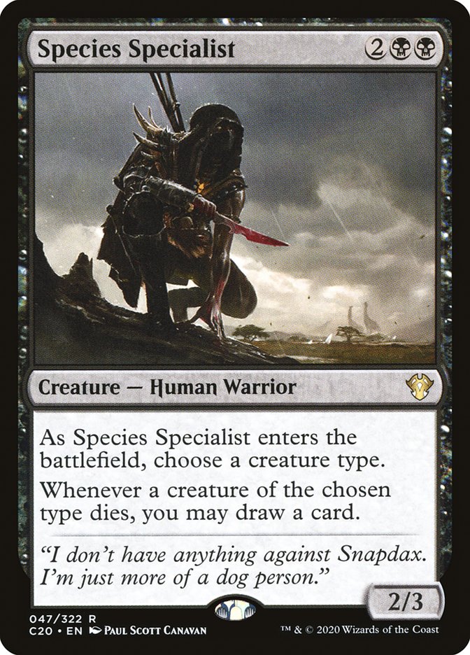 Species Specialist [Commander 2020] | GrognardGamesBatavia