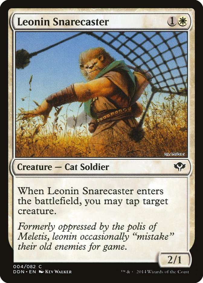 Leonin Snarecaster [Duel Decks: Speed vs. Cunning] | GrognardGamesBatavia