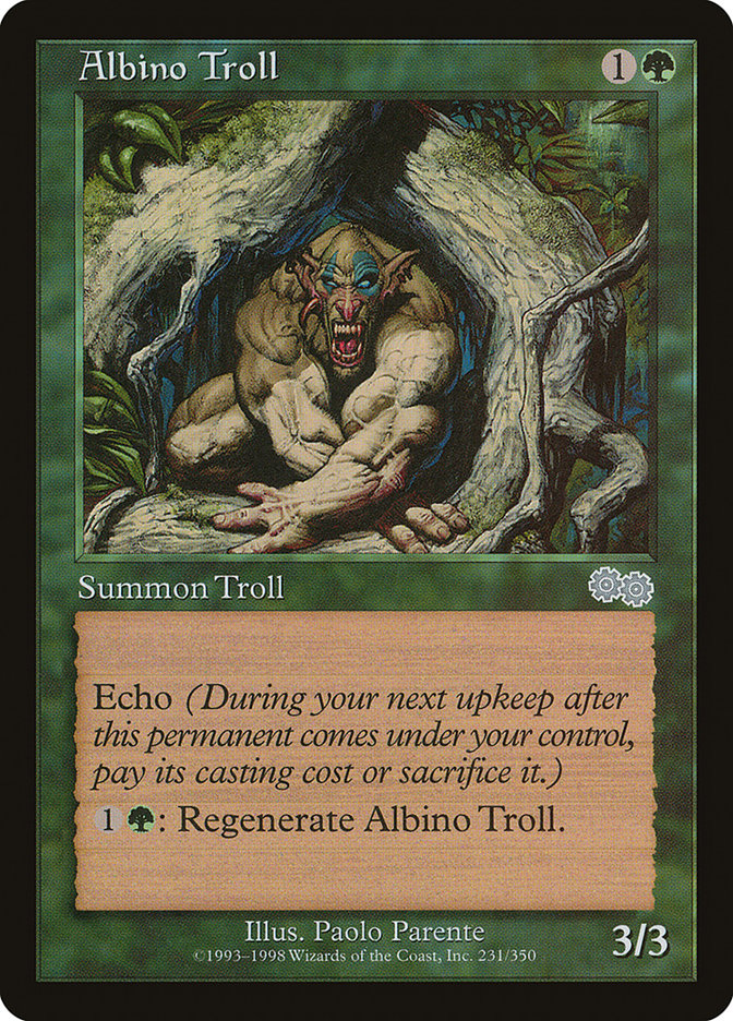 Albino Troll [Urza's Saga] | GrognardGamesBatavia