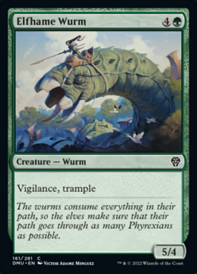 Elfhame Wurm [Dominaria United] | GrognardGamesBatavia