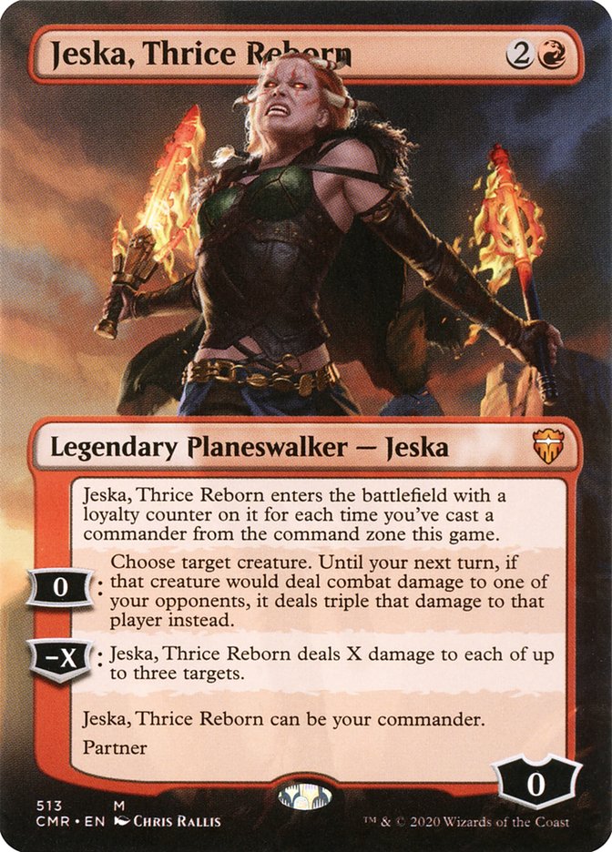 Jeska, Thrice Reborn (Borderless) [Commander Legends] | GrognardGamesBatavia