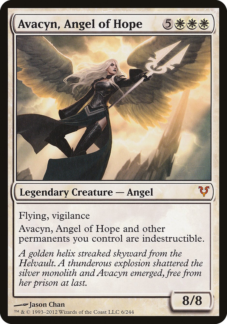 Avacyn, Angel of Hope (Oversized) [Open the Helvault] | GrognardGamesBatavia