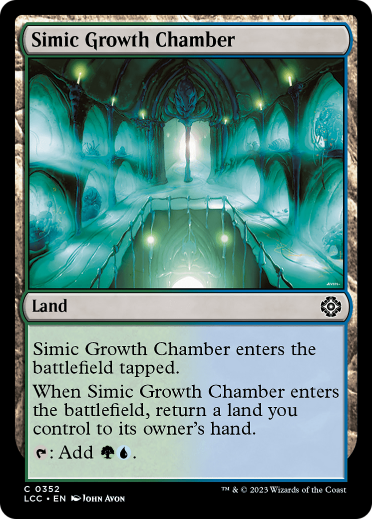 Simic Growth Chamber [The Lost Caverns of Ixalan Commander] | GrognardGamesBatavia