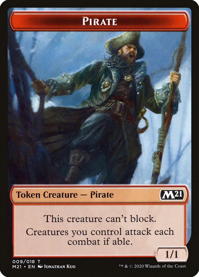 Pirate Token [Core Set 2021 Tokens] | GrognardGamesBatavia